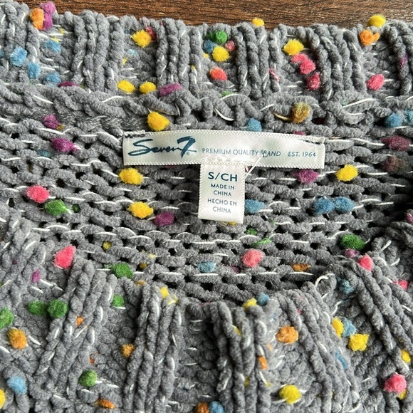 Seven7 Gray Speckled Sweater | Cozy Sweater | Fall Sweater - Picture 5 of 10